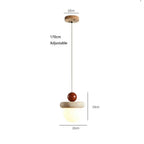Birchwood Travertine Pendant Lamp