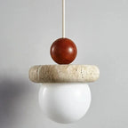 Birchwood Travertine Pendant Lamp