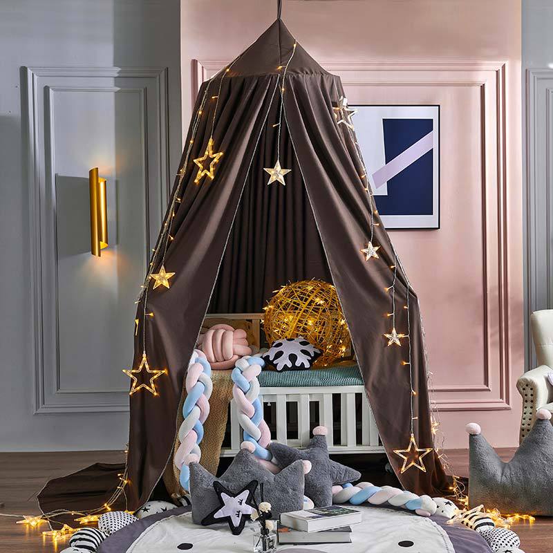 Blackout Polyester Bed Canopy for Kids, 250cm High, 65cm Diameter, view 10