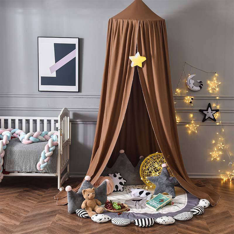 Blackout Polyester Bed Canopy for Kids, 250cm High, 65cm Diameter, view 14