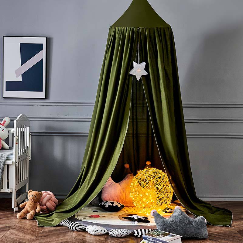 Blackout Polyester Bed Canopy for Kids, 250cm High, 65cm Diameter, view 16