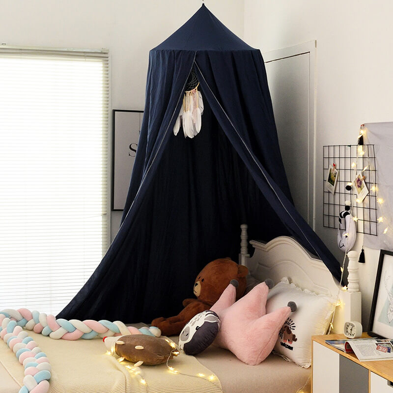 Blackout Polyester Bed Canopy for Kids, 250cm High, 65cm Diameter, view 7