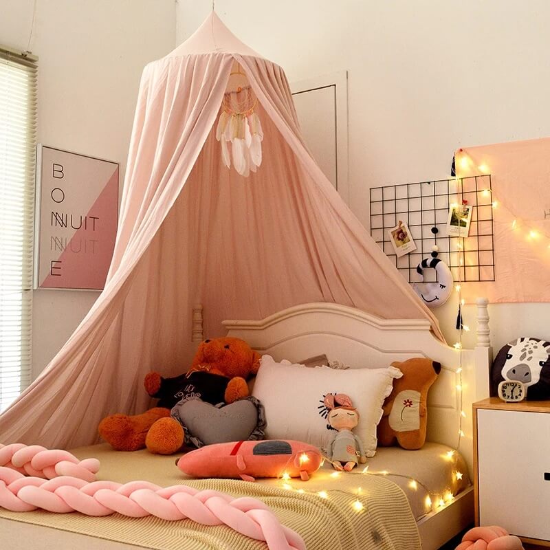 Blackout Polyester Bed Canopy for Kids, 250cm High, 65cm Diameter, view 8