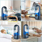 Bladeless Portable Air Conditioner, USB-Powered, 100 ml Water Tank, view 11