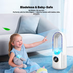 Bladeless Portable Air Conditioner, USB-Powered, 100 ml Water Tank, view 3