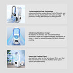 Bladeless Portable Air Conditioner, USB-Powered, 100 ml Water Tank, view 5