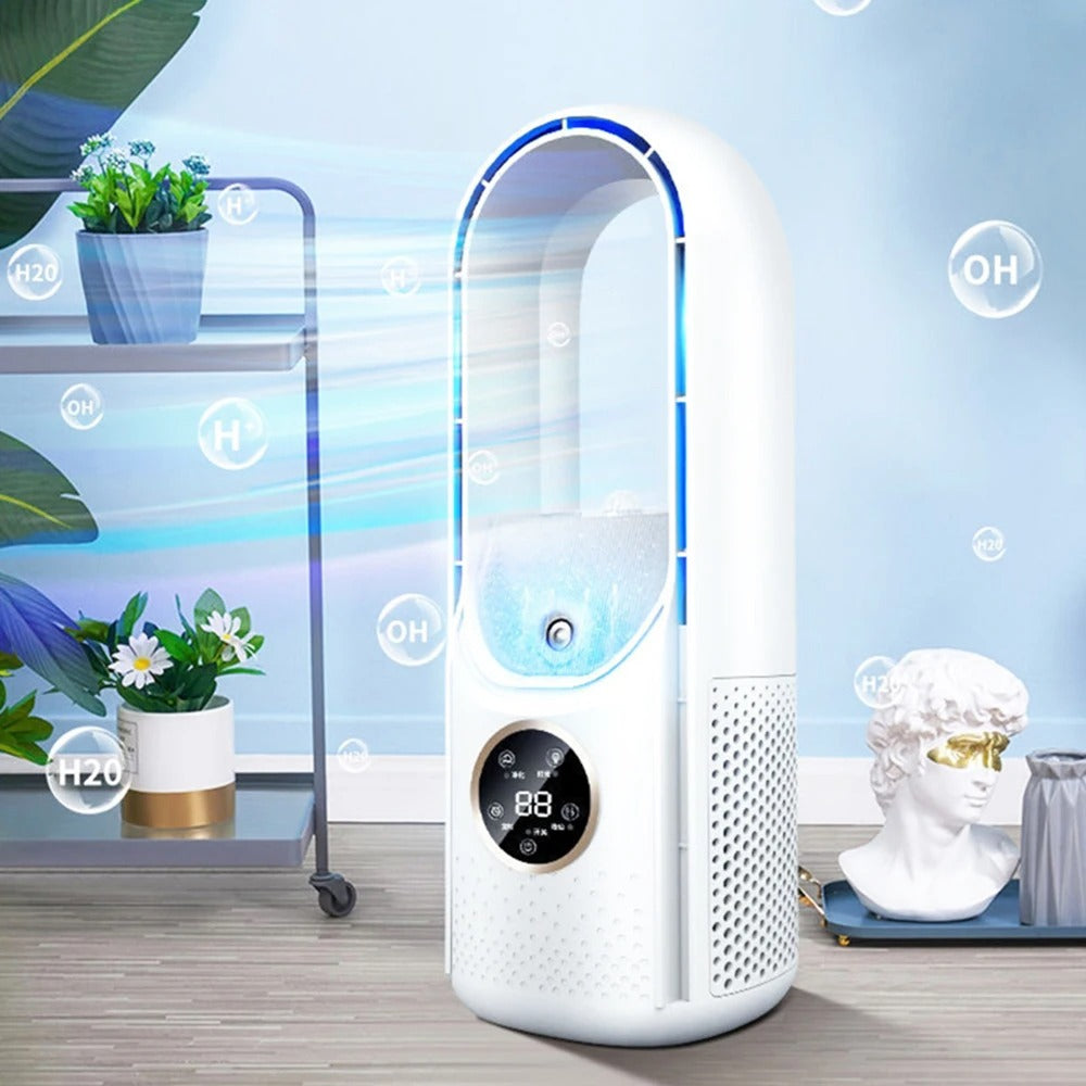 Bladeless Portable Air Conditioner, USB-Powered, 100 ml Water Tank, view 9