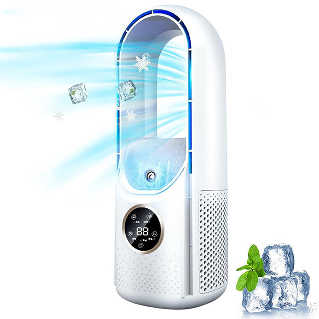 Bladeless Portable Air Conditioner, USB-Powered, 100 ml Water Tank