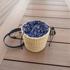 Bohemian Chic Woven Basket Bag | High & Bury