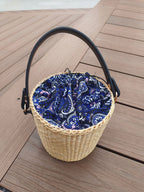 Bohemian Chic Woven Basket Bag | High & Bury