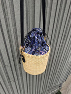 Bohemian Chic Woven Basket Bag | High & Bury