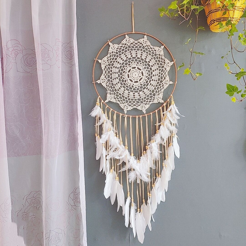 Bohemian Feather Dreamcatcher | High & Bury