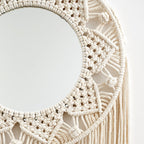 Bohemian Macrame Hanging Mirror | High & Bury