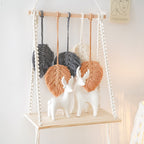 Bohemian Macrame Leaf Art Display Shelf | High & Bury