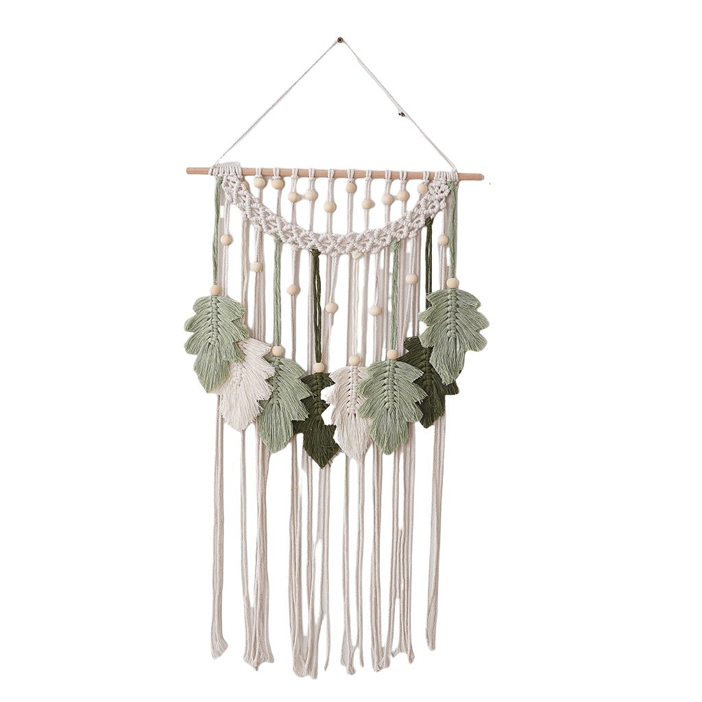 Bohemian Macrame Leaf Wall Hanging | High & Bury