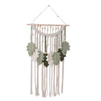Bohemian Macrame Leaf Wall Hanging | High & Bury
