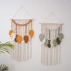 Bohemian Macrame Leaf Wall Hanging | High & Bury