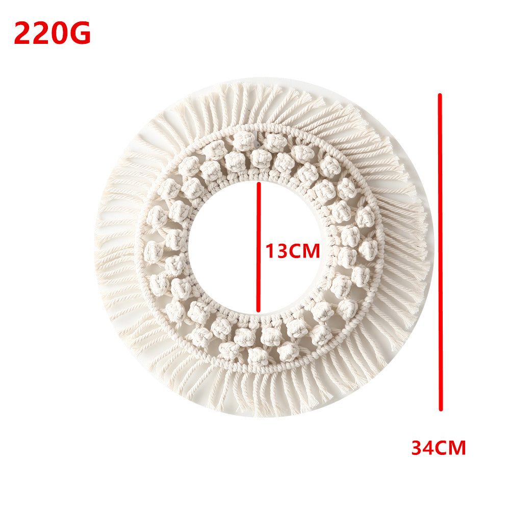 Bohemian Macrame Wall Mirror | High & Bury