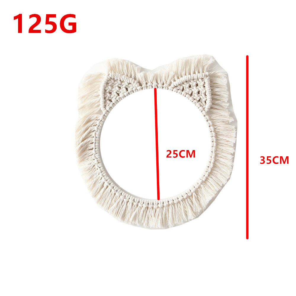 Bohemian Macrame Wall Mirror | High & Bury