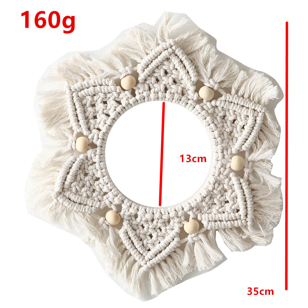 Bohemian Macrame Wall Mirror | High & Bury