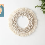 Bohemian Macrame Wall Mirror | High & Bury