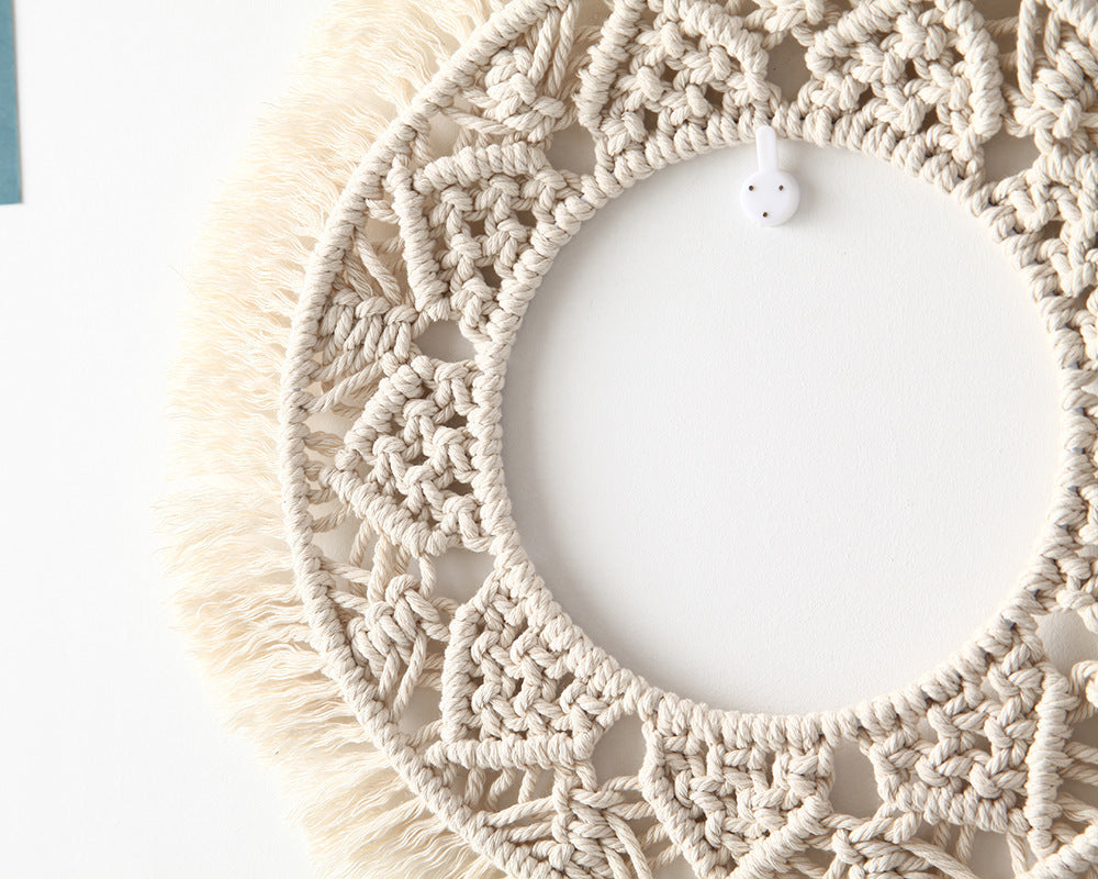 Bohemian Macrame Wall Mirror | High & Bury