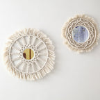 Bohemian Macrame Wall Mirror | High & Bury