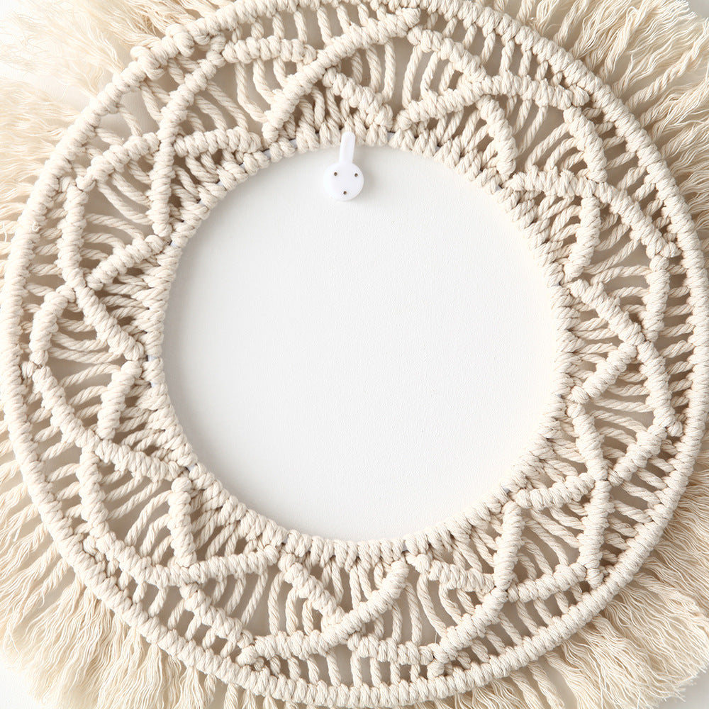Bohemian Macrame Wall Mirror | High & Bury