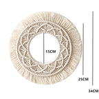 Bohemian Macrame Wall Mirror | High & Bury