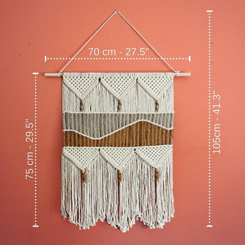 Bohemian Macrame Wall Tapestry | High & Bury
