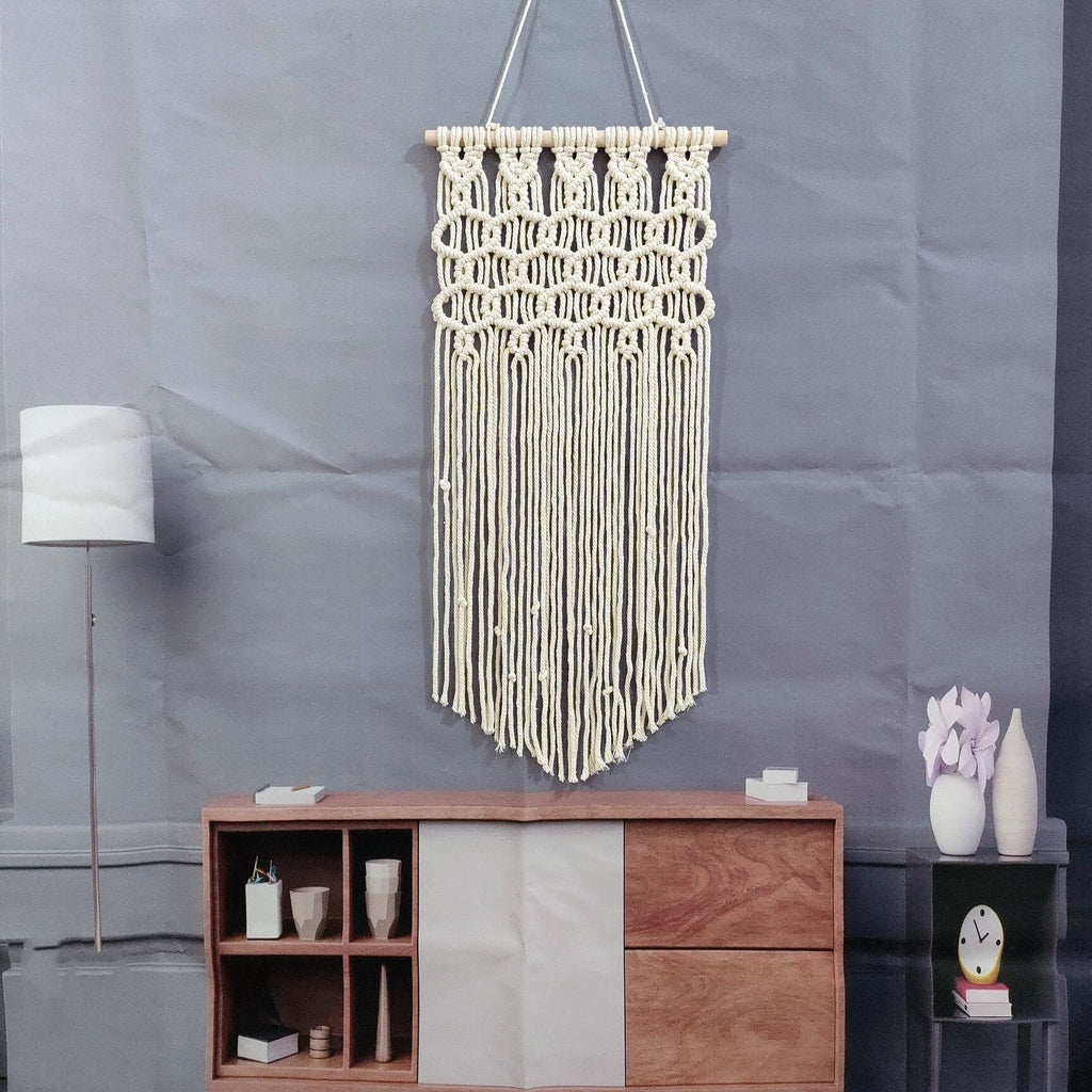 Bohemian Macrame Wall Tapestry Model Ijad | High & Bury