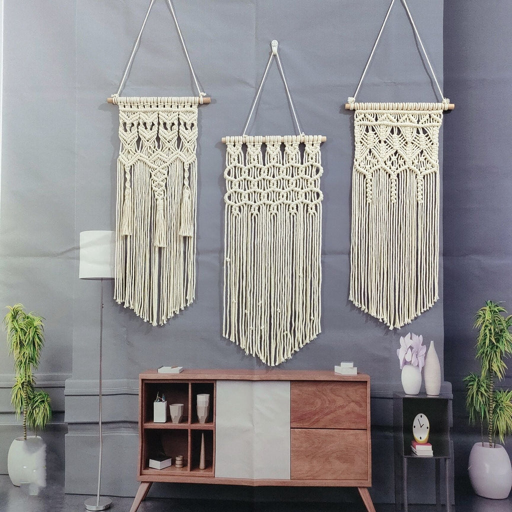 Bohemian Macrame Wall Tapestry Model Ijad | High & Bury