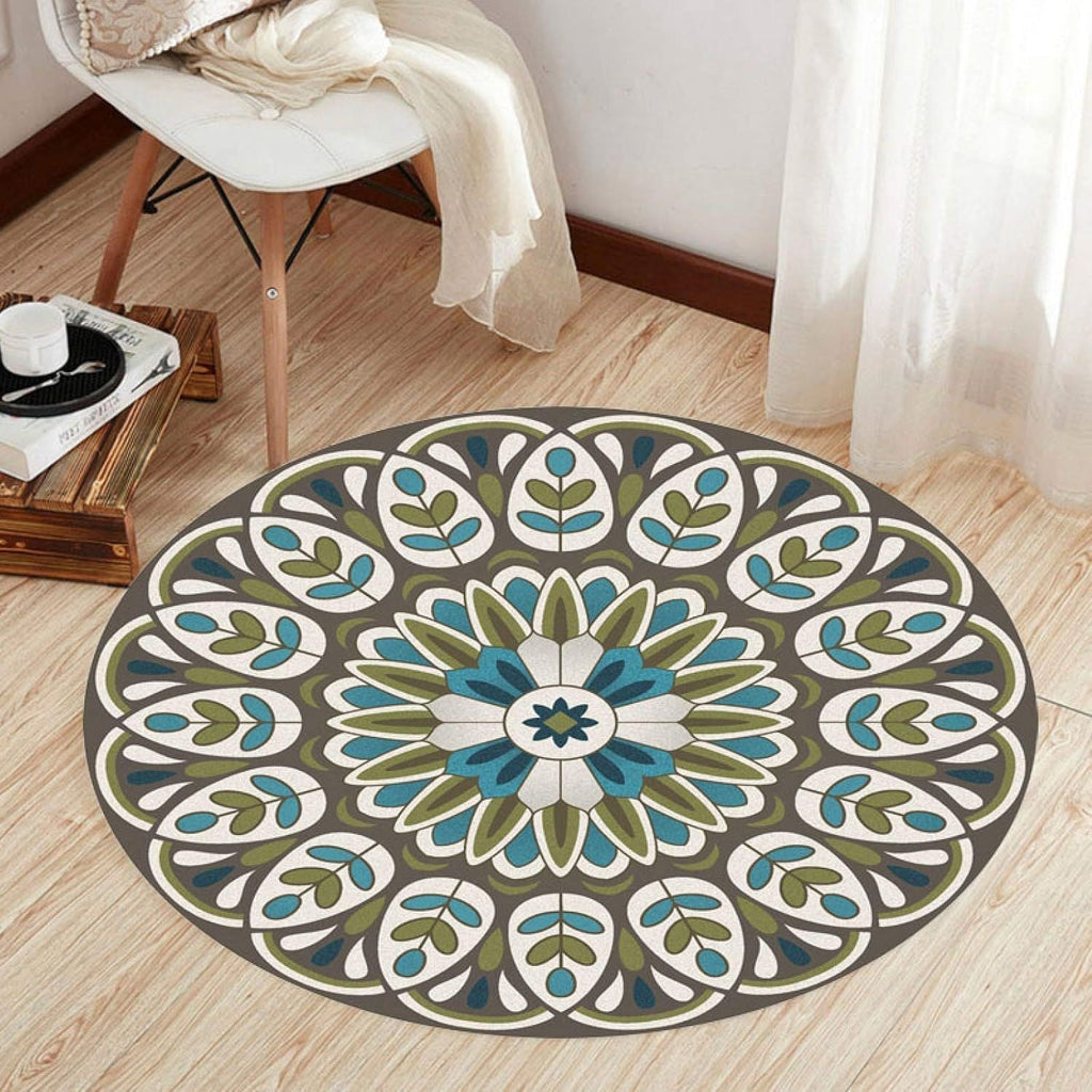 Bohemian Mandala Area Mat | High & Bury