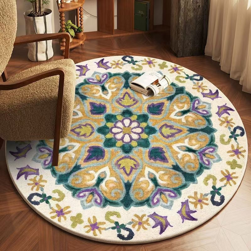 Bohemian Mandala Area Mat | High & Bury