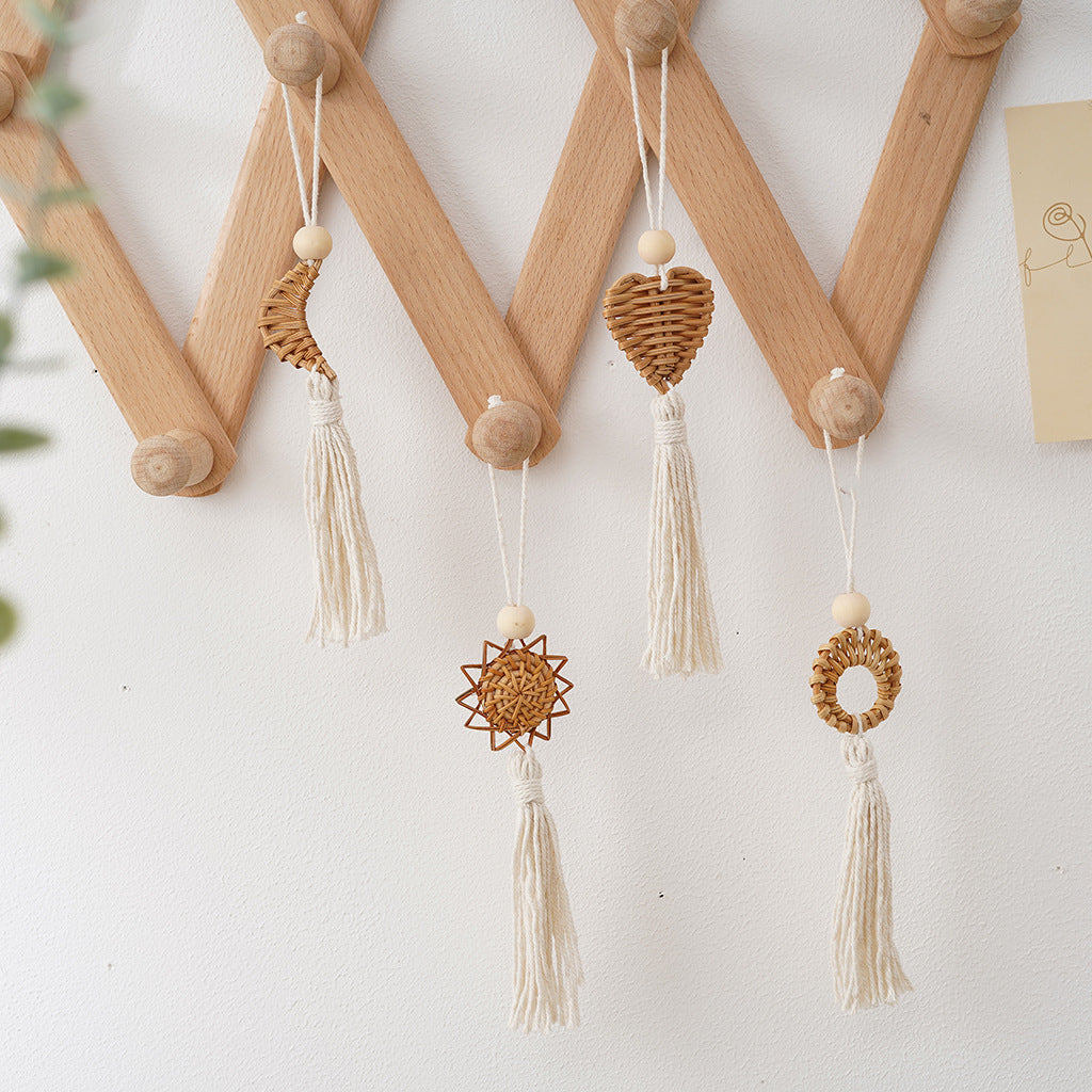 Boho Chic Woven Heart Wall Hanging | High & Bury