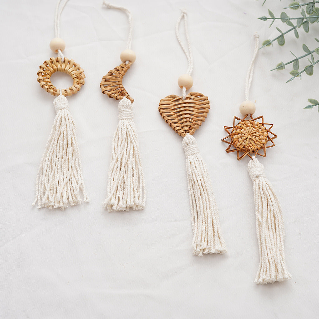 Boho Chic Woven Heart Wall Hanging | High & Bury