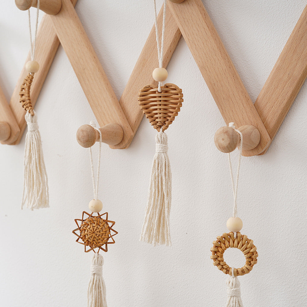 Boho Chic Woven Heart Wall Hanging | High & Bury