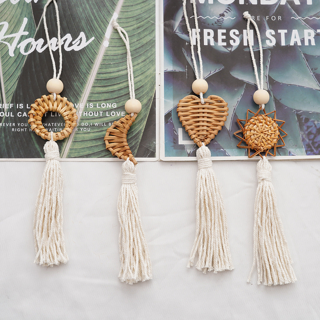 Boho Chic Woven Heart Wall Hanging | High & Bury