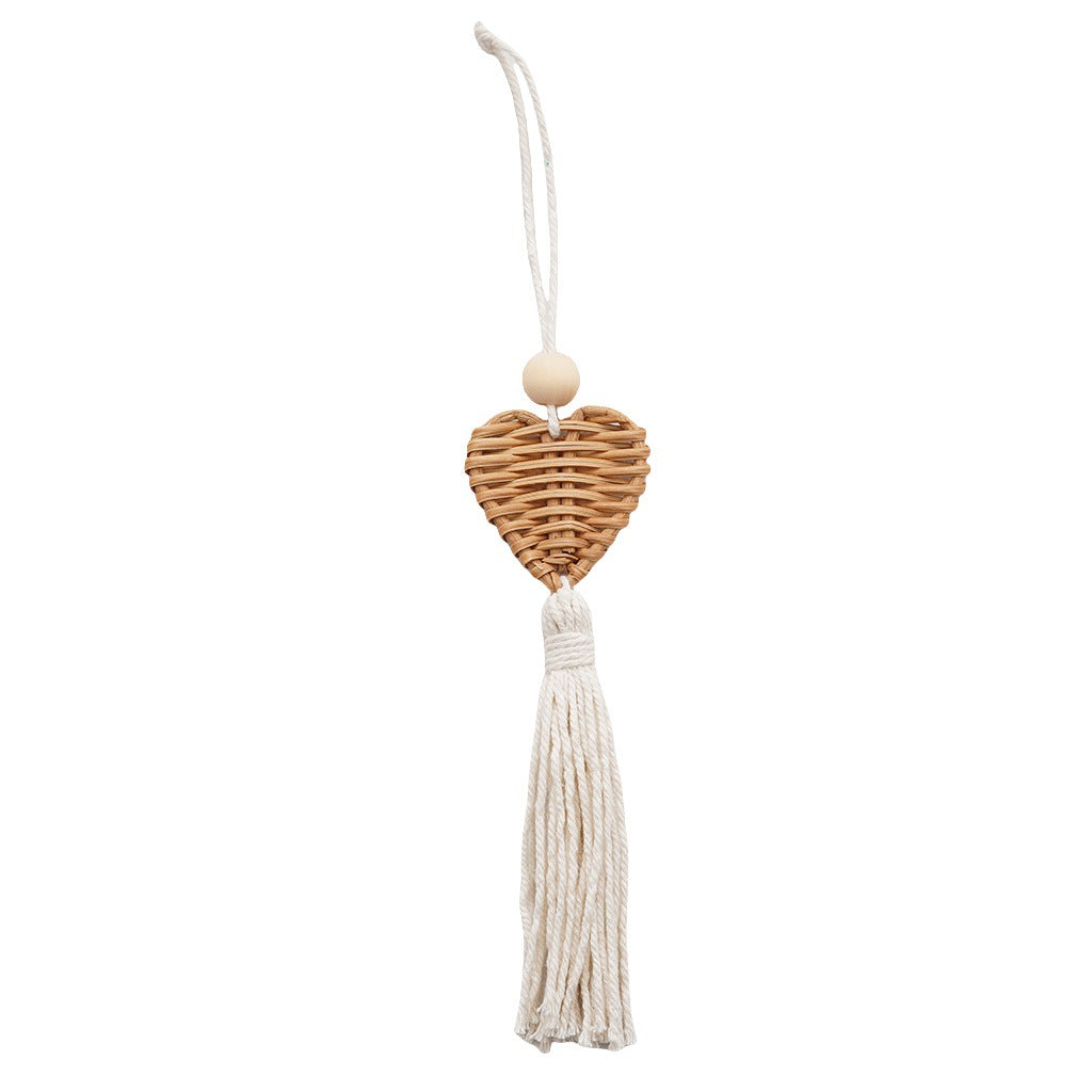 Boho Chic Woven Heart Wall Hanging | High & Bury
