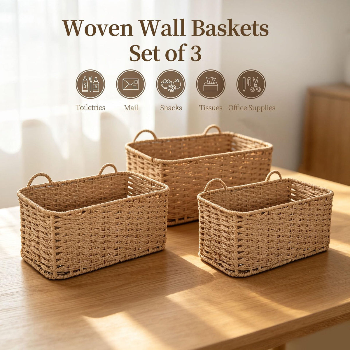 Boho Style Storage Basket | High & Bury