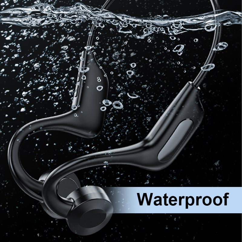 Bone Conduction Bluetooth Headphones, 10m Range, Wrap-Around, view 5