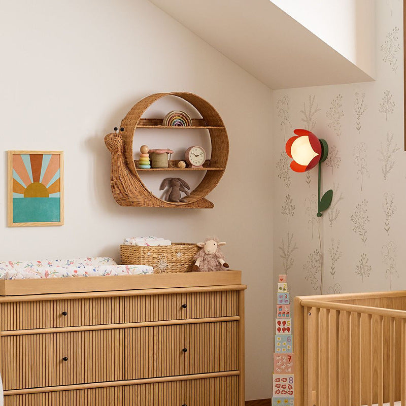 Bookcase Woven Natural Fiber | High & Bury