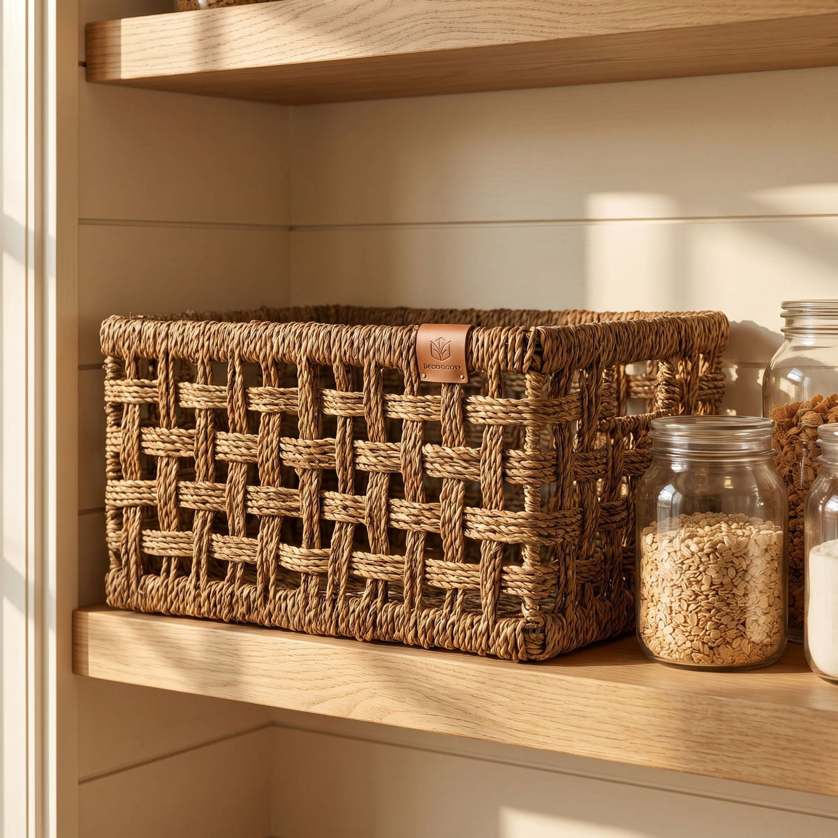 Braided Basket Soft Textile Handwoven | High & Bury