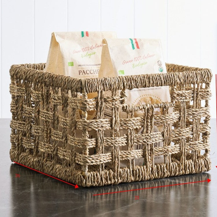 Braided Basket Soft Textile Handwoven | High & Bury