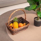 Braided Basket with Practical Carrying Handle | High & Bury
