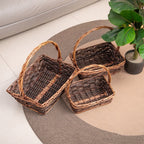 Braided Basket with Practical Carrying Handle | High & Bury