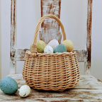 Braided Basket with Practical Handle | High & Bury