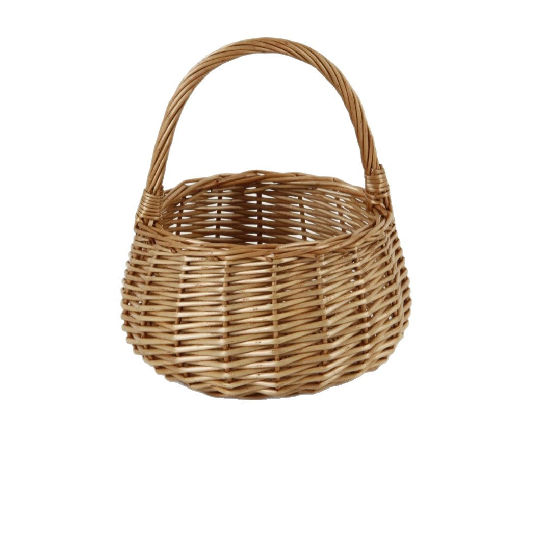 Braided Basket with Practical Handle | High & Bury