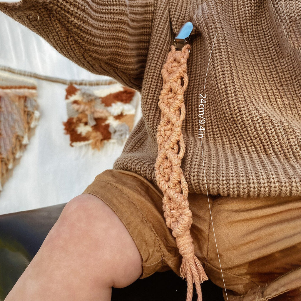 Braided Macrame Glasses Strap | High & Bury
