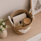 Braided Storage Basket Handwoven | High & Bury